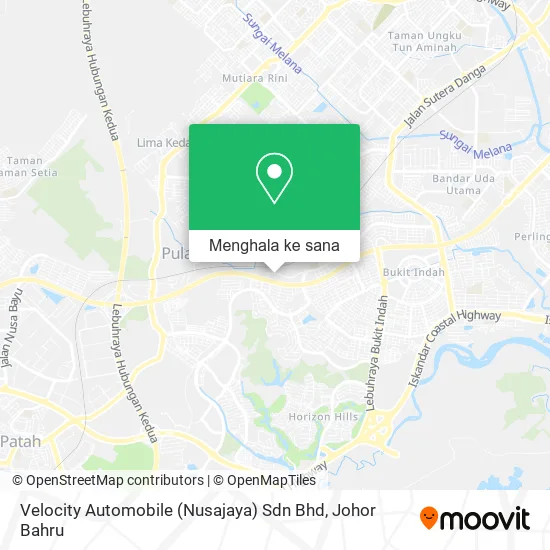 Peta Velocity Automobile (Nusajaya) Sdn Bhd