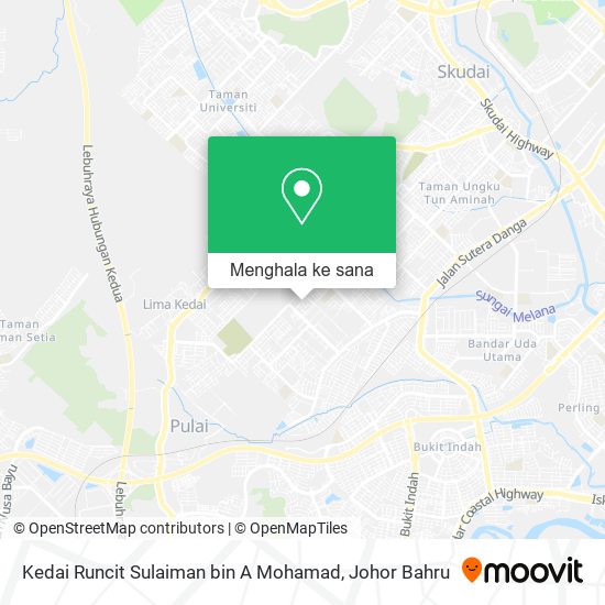 Peta Kedai Runcit Sulaiman bin A Mohamad