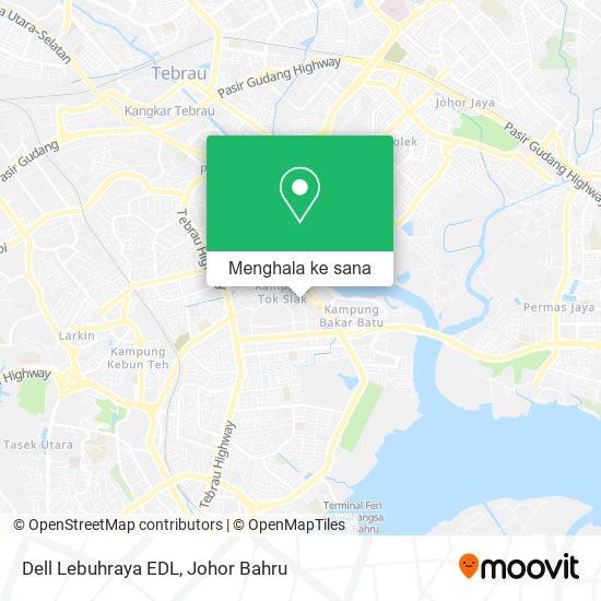 Peta Dell Lebuhraya EDL