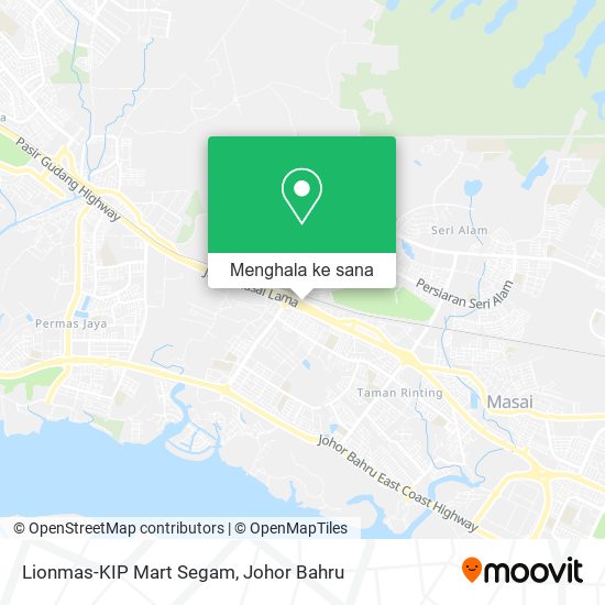 Peta Lionmas-KIP Mart Segam