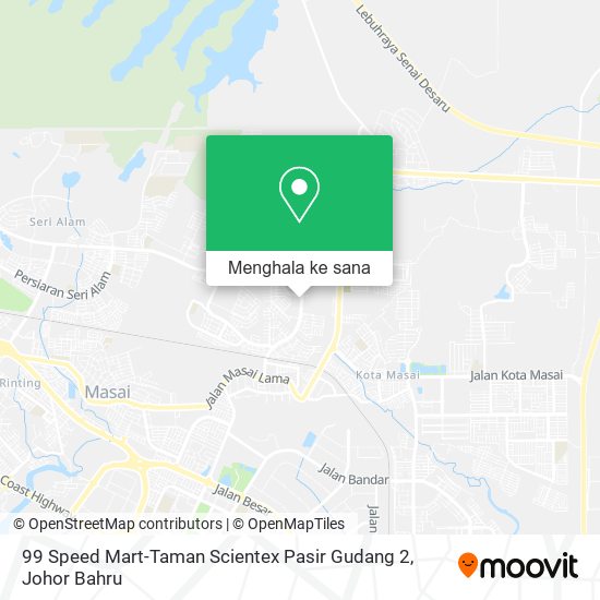 Peta 99 Speed Mart-Taman Scientex Pasir Gudang 2