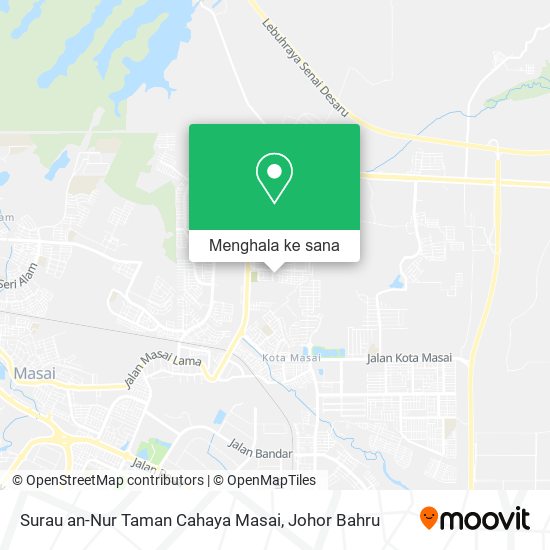 Peta Surau an-Nur Taman Cahaya Masai