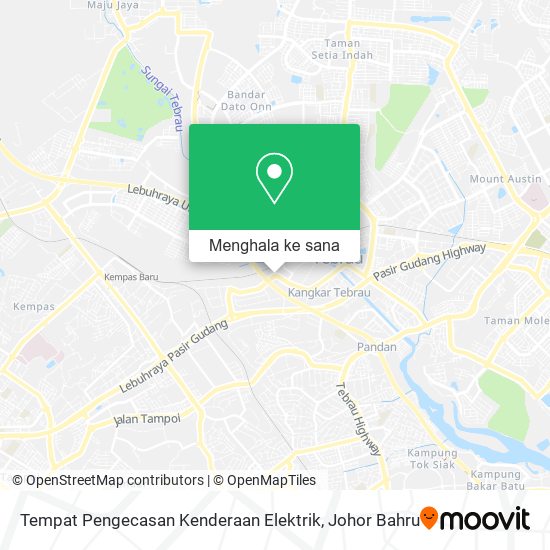 Peta Tempat Pengecasan Kenderaan Elektrik