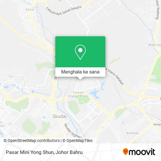 Peta Pasar Mini Yong Shun