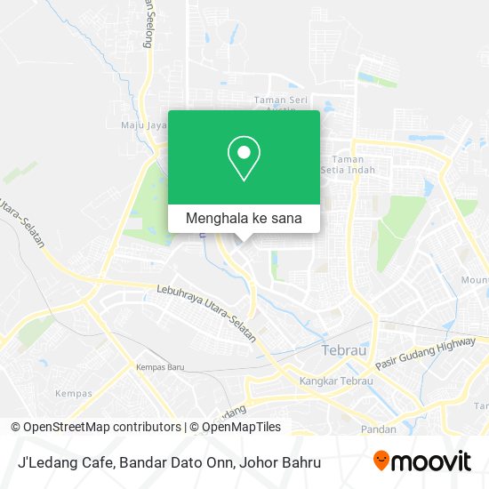Peta J'Ledang Cafe, Bandar Dato Onn