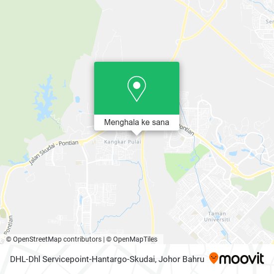Peta DHL-Dhl Servicepoint-Hantargo-Skudai