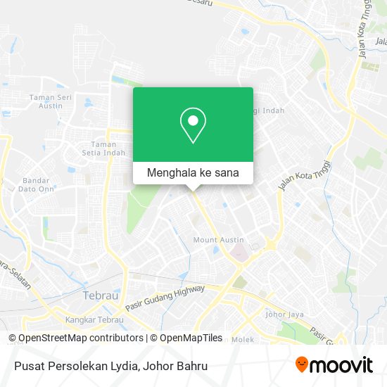 Peta Pusat Persolekan Lydia