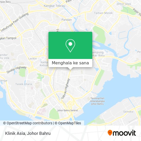 Bagaimana Untuk Pergi Ke Klinik Asia Di Johor Baharu Menggunakan Bas