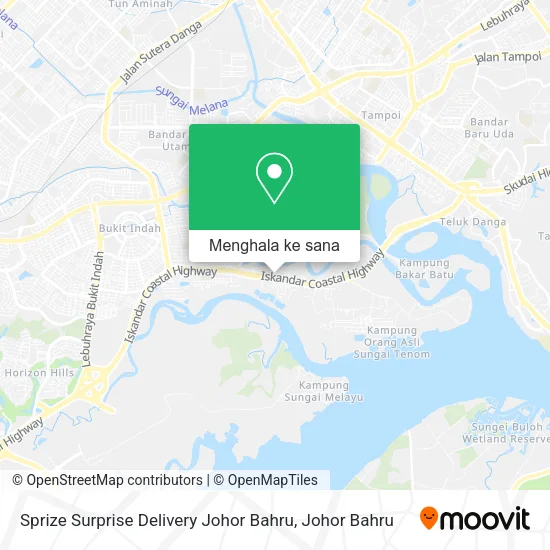 Peta Sprize Surprise Delivery Johor Bahru