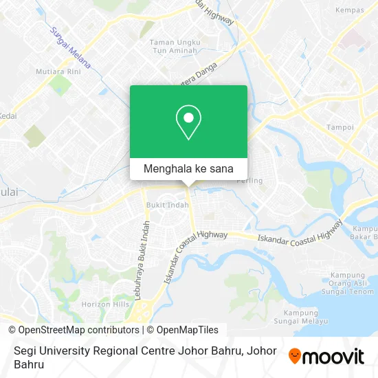 Peta Segi University Regional Centre Johor Bahru