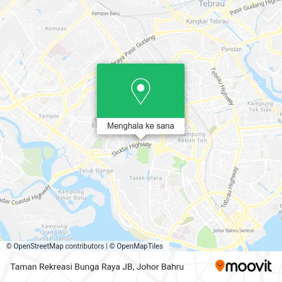 Peta Taman Rekreasi Bunga Raya JB