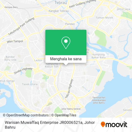 Peta Warisan Muwaffaq Enterprise JR0006521a
