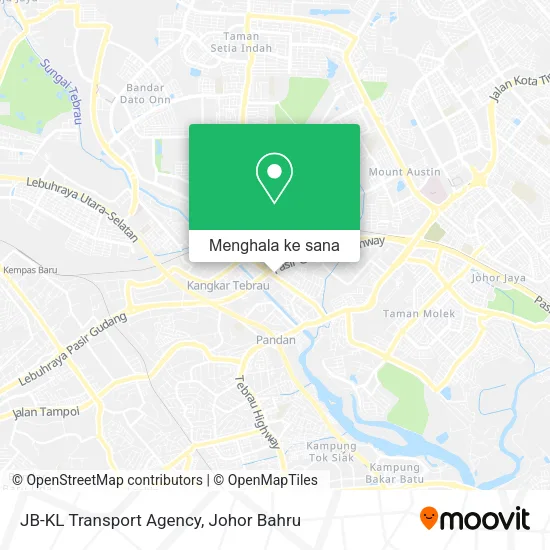 Peta JB-KL Transport Agency