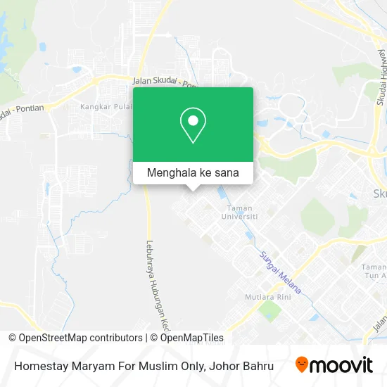 Peta Homestay Maryam For Muslim Only