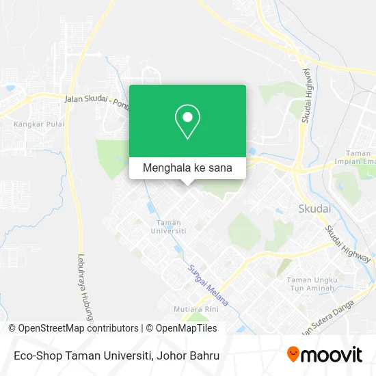 Peta Eco-Shop Taman Universiti