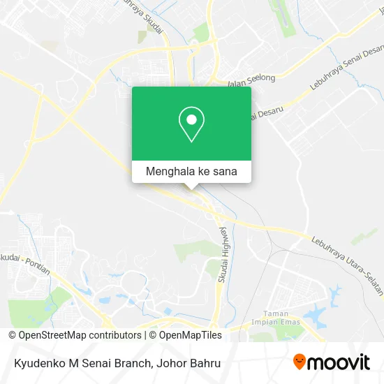 Peta Kyudenko M Senai Branch