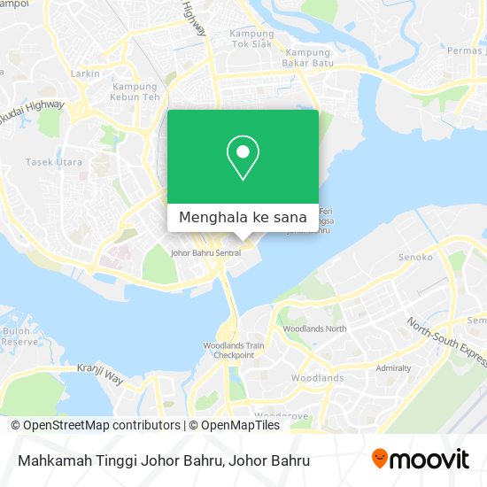 Bagaimana Untuk Pergi Ke Mahkamah Tinggi Johor Bahru Di Johor Baharu Menggunakan Bas Atau Keretapi