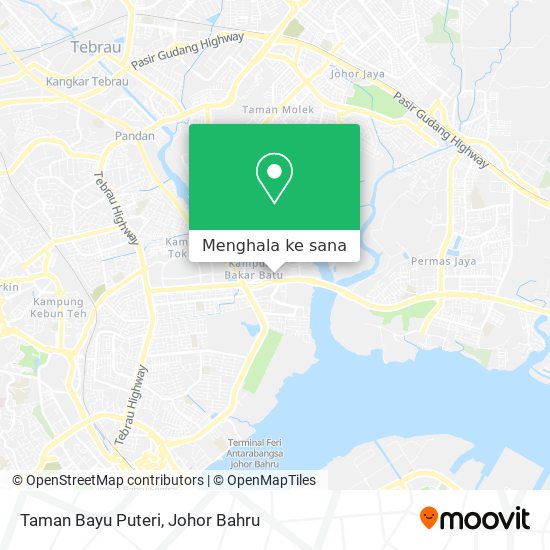 Peta Taman Bayu Puteri