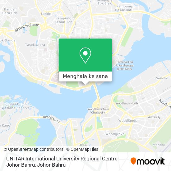 Peta UNITAR International University Regional Centre Johor Bahru