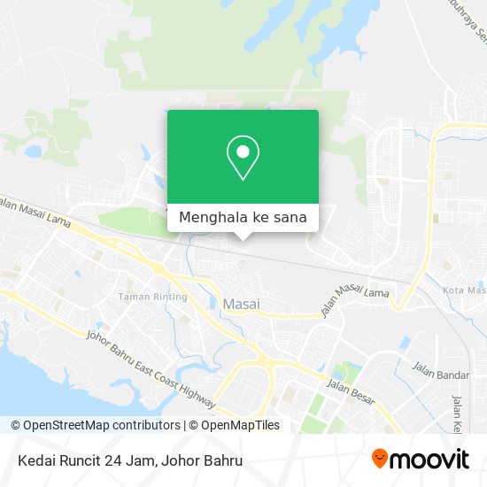 Peta Kedai Runcit 24 Jam