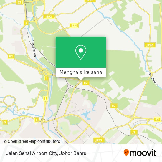Peta Jalan Senai Airport City