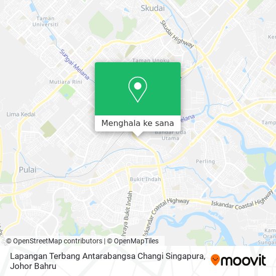 Peta Lapangan Terbang Antarabangsa Changi  Singapura