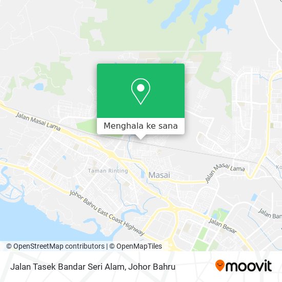 Peta Jalan Tasek Bandar Seri Alam