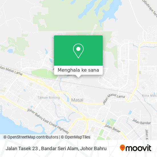 Peta Jalan Tasek 23 , Bandar Seri Alam
