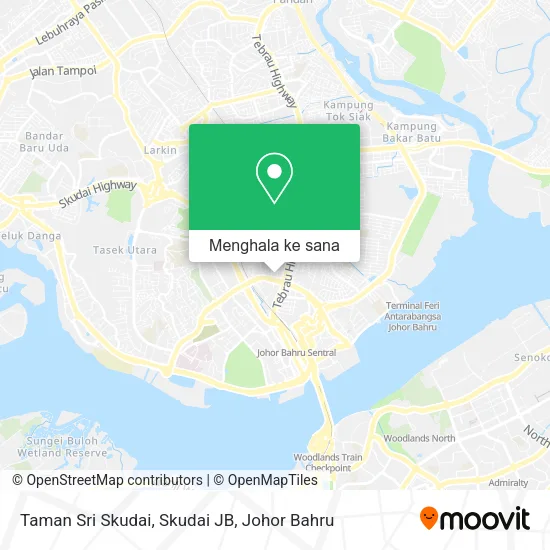 Peta Taman Sri Skudai, Skudai JB