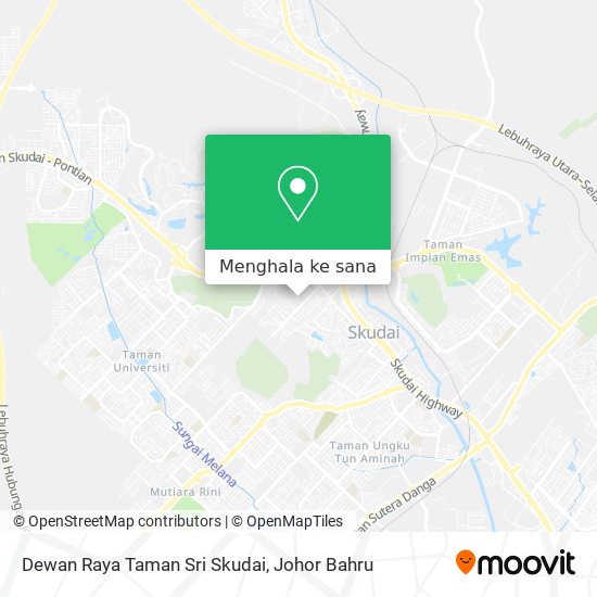 Peta Dewan Raya Taman Sri Skudai