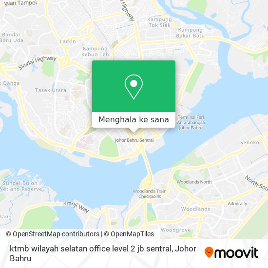 Peta ktmb wilayah selatan office level 2 jb sentral
