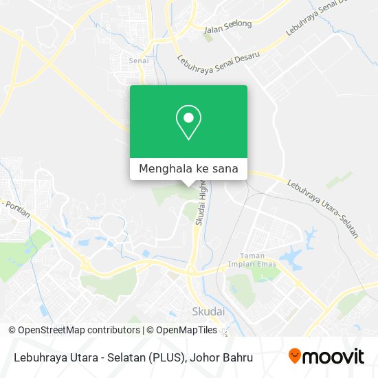 Peta Lebuhraya Utara - Selatan (PLUS)