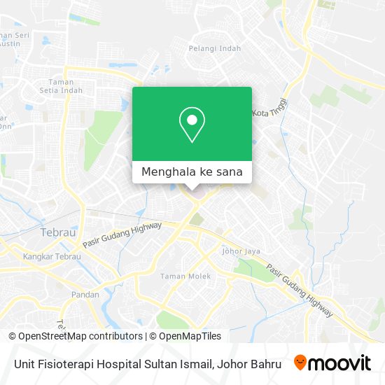 Peta Unit Fisioterapi Hospital Sultan Ismail