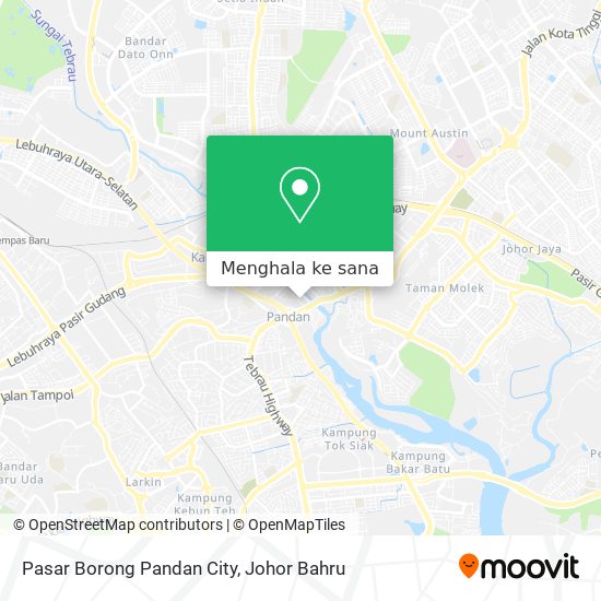 Peta Pasar Borong Pandan City