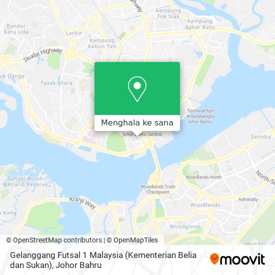Peta Gelanggang Futsal 1 Malaysia (Kementerian Belia dan Sukan)