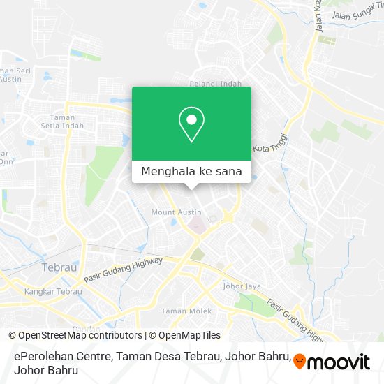 Peta ePerolehan Centre, Taman Desa Tebrau, Johor Bahru