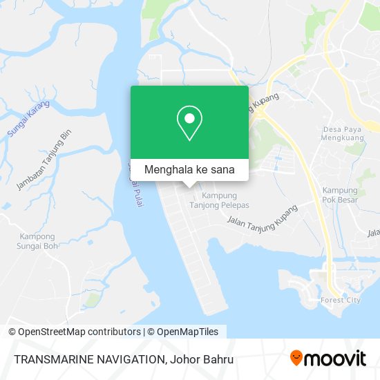 Peta TRANSMARINE NAVIGATION