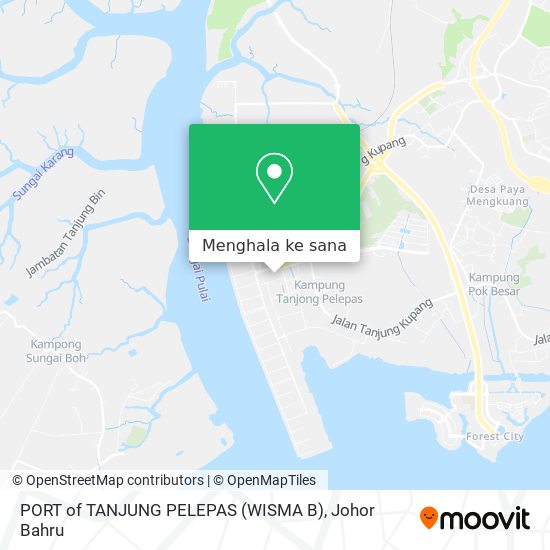 Peta PORT of TANJUNG PELEPAS (WISMA  B)
