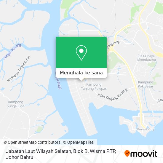 Peta Jabatan Laut Wilayah Selatan, Blok B, Wisma PTP