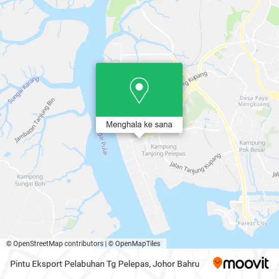 Peta Pintu Eksport Pelabuhan Tg Pelepas