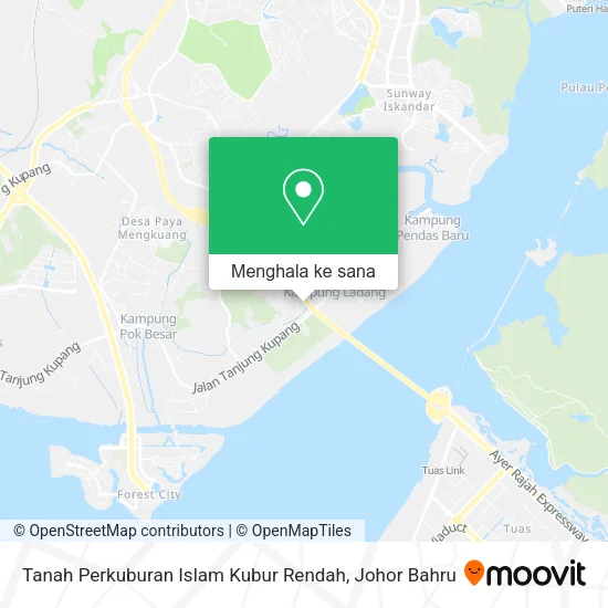 Peta Tanah Perkuburan Islam Kubur Rendah