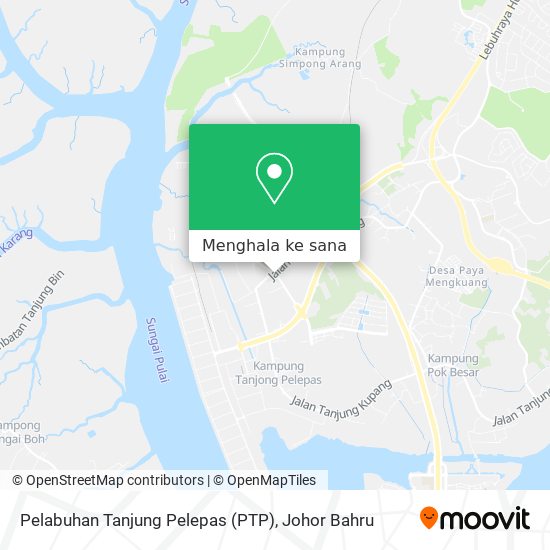 Peta Pelabuhan Tanjung Pelepas (PTP)