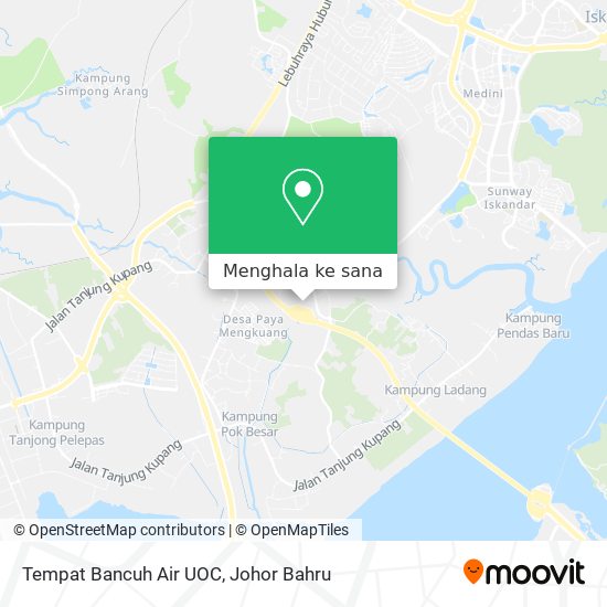 Peta Tempat Bancuh Air UOC