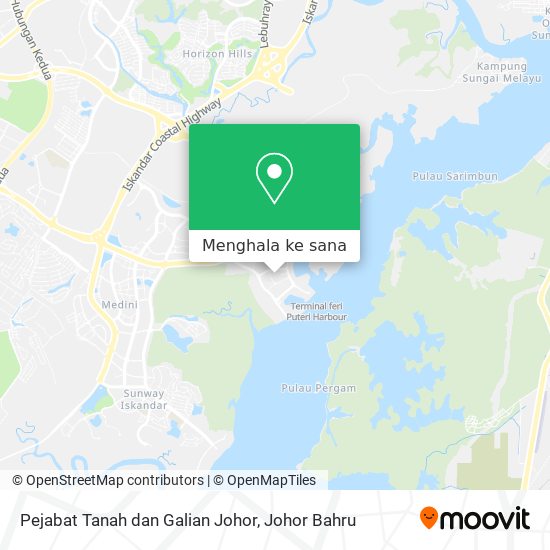 Peta Pejabat Tanah dan Galian Johor