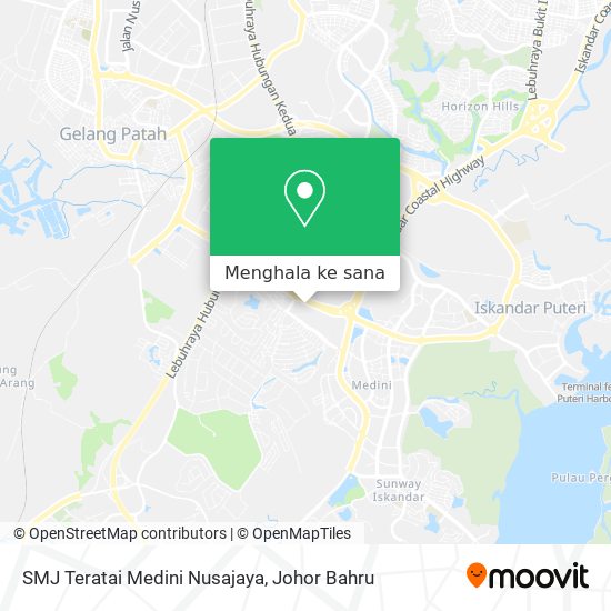 Peta SMJ Teratai Medini Nusajaya