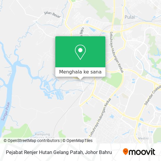Peta Pejabat Renjer Hutan Gelang Patah