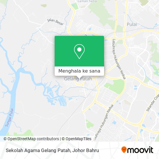 Peta Sekolah Agama Gelang Patah