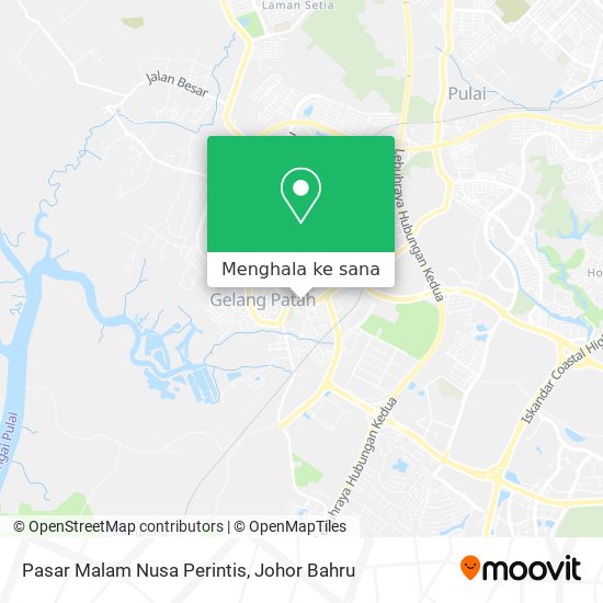 Peta Pasar Malam Nusa Perintis