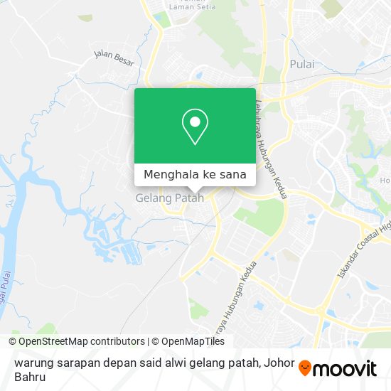 Peta warung sarapan depan said alwi gelang patah