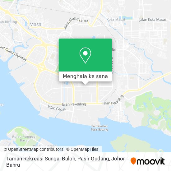 Peta Taman Rekreasi Sungai Buloh, Pasir Gudang